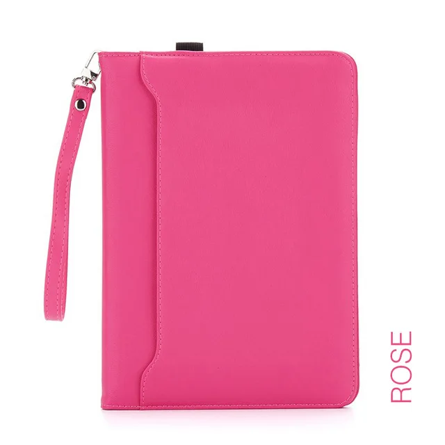 Rose Для IPad Pro 12,9 чехол с держателем для рук полоса Бизнес Стиль Премиум из искусственной кожи Мягкий Чехол для IPad Pro 12,9 чехол - Цвет: Rose