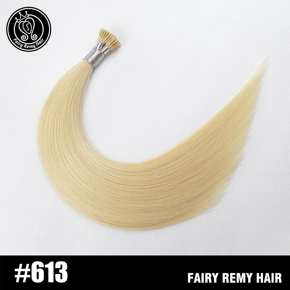 #613 Кератиновые накладные волосы для наращивания, Remy, европейские натуральные накладные волосы remy, сказочные волосы Remy, 20 дюймов, 50 шт./ПАК - Цвет: #613