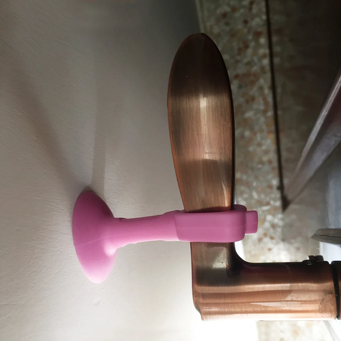 2 шт. Силиконовая накладка на дверную ручку для предотвращения столкновений |