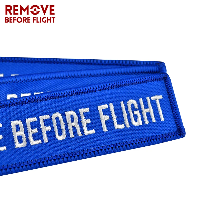 Брелок для ключей с вышивкой Remove Before Flight | Украшения и аксессуары