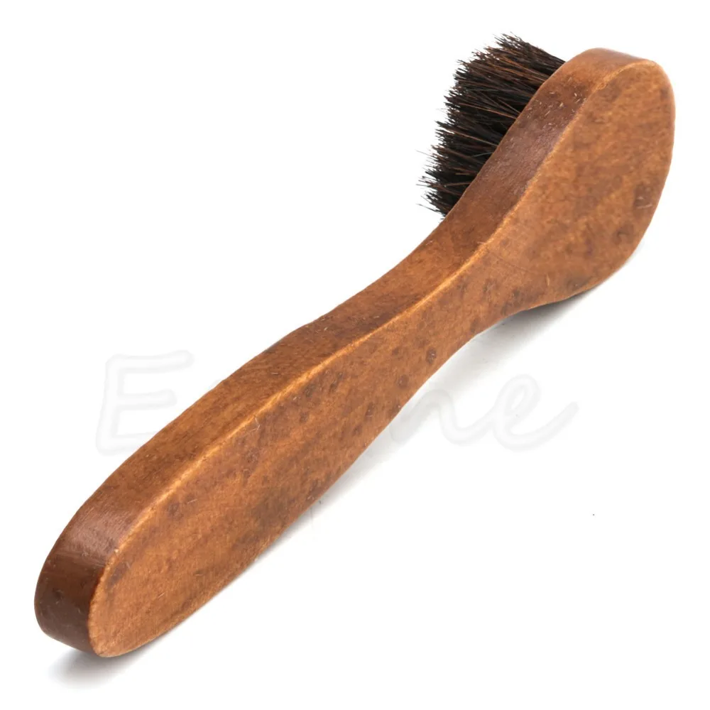 Щетка для обуви с длинной деревянной ручкой и щетиной|boot polish|horse hair brush shoebrush shoes |