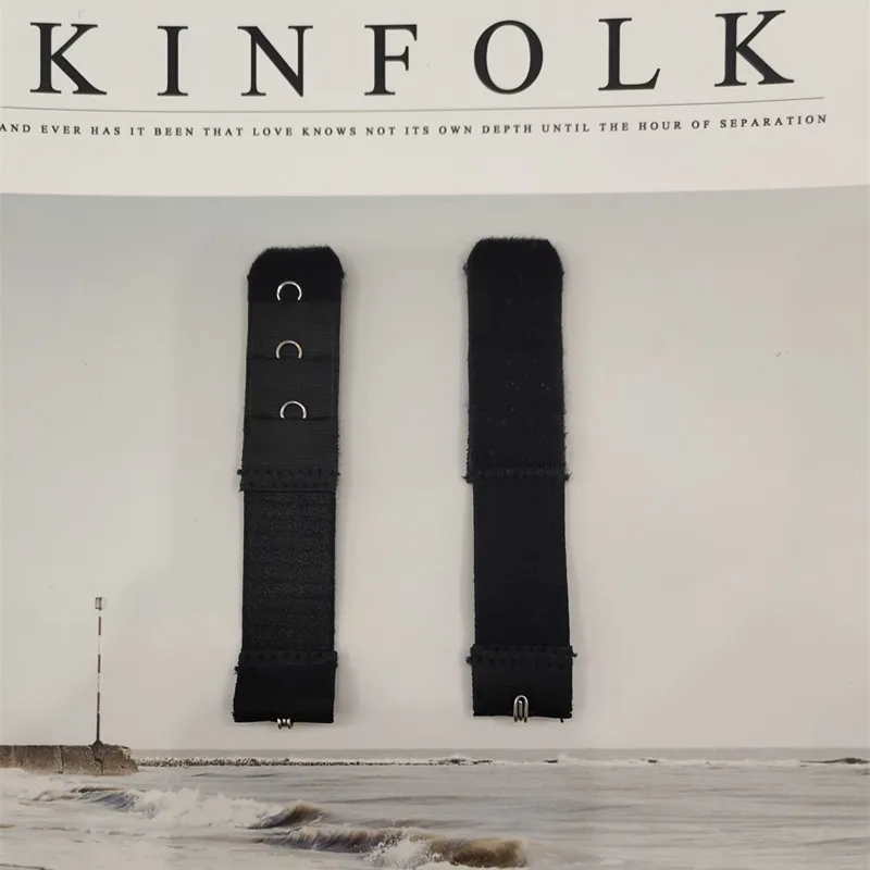 Long Black Женский 1 ряд, 3 крючка, удлинитель для бюстгальтера, нейлоновая застежка, удлинение, эластичный на ремешке, мягкий бюстгальтер, расширители, интимное белье, аксессуары - Цвет: Long Black