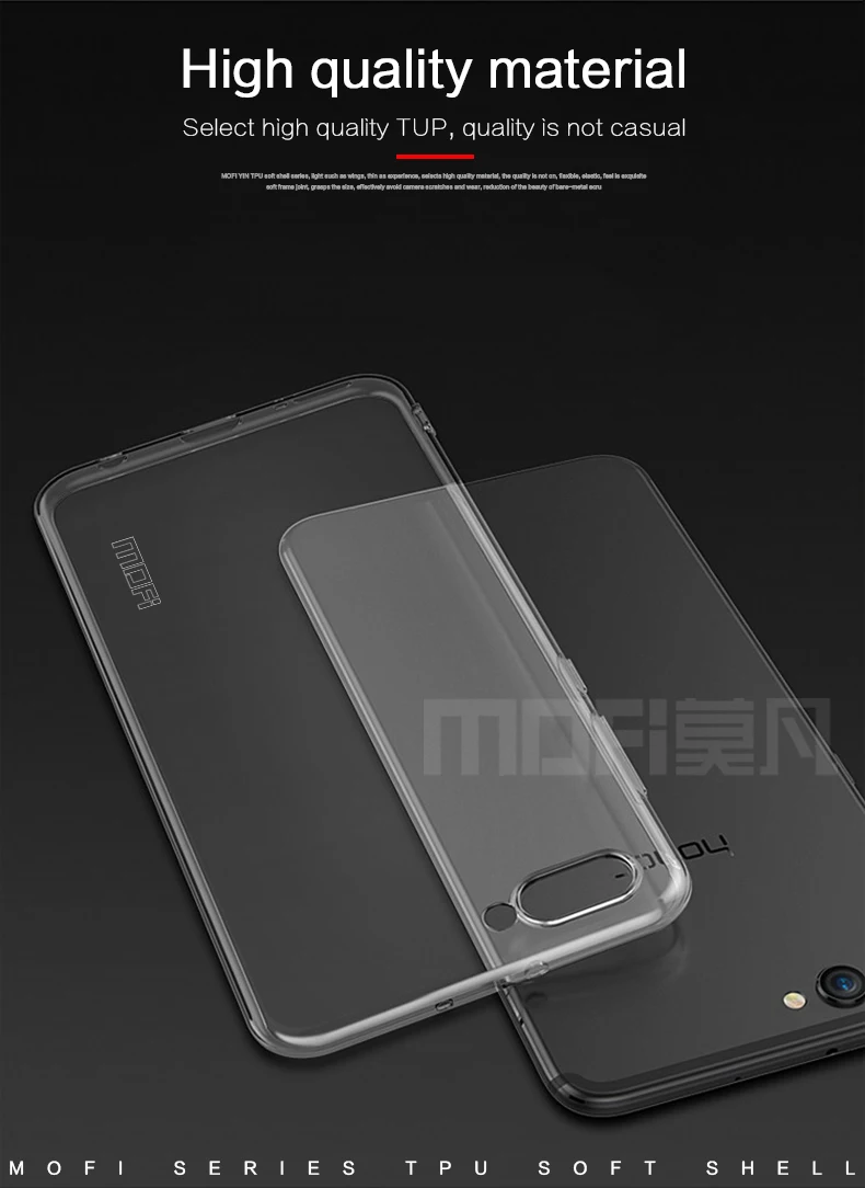 Huawei honor v 10 чехол 5,99 дюймов MOFi honor v 10 чехол силиконовый прозрачный мягкий TPU capas honor v 10 задняя крышка чехол