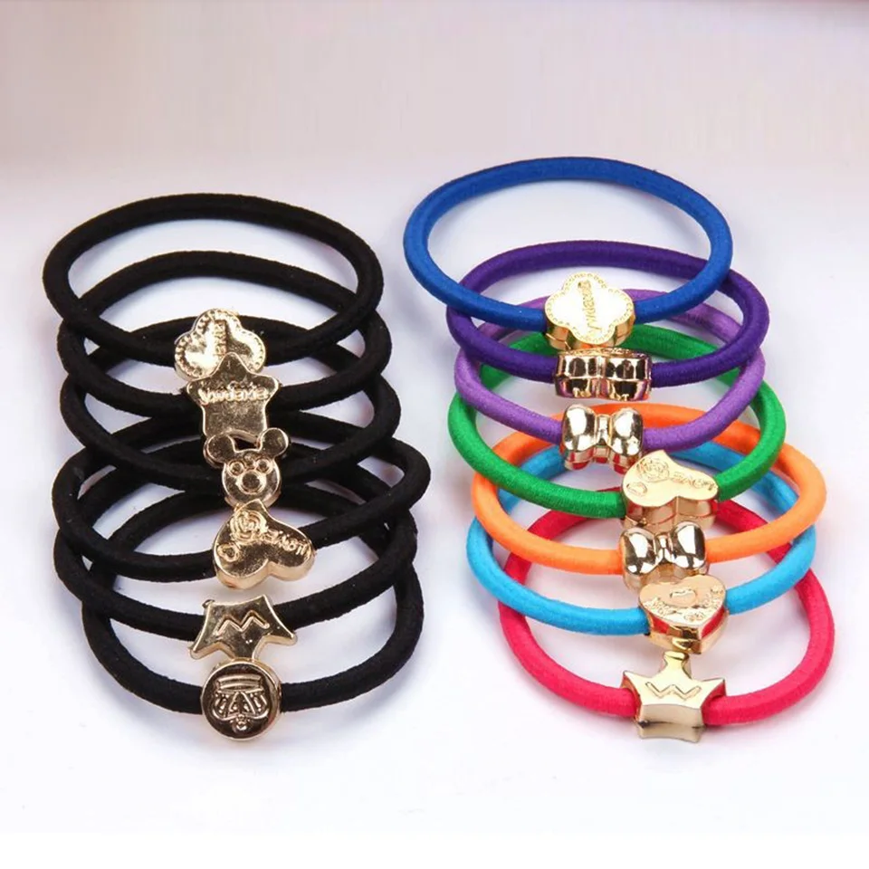 Резинки для волос женские 10 шт.|hair band girl|elastic hair bandselastic |