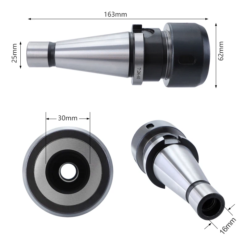 17 шт. держатель для инструментов 7:24/ISO40|milling chuck set|collet chuckcnc tool holder |