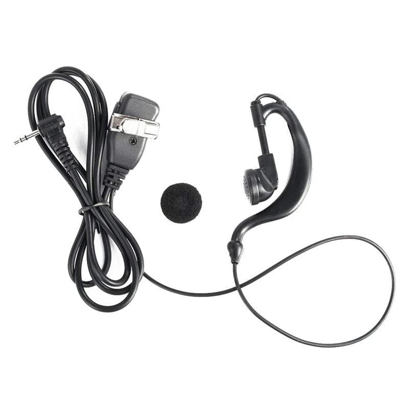 Портативный Зажим для наушников для Motorola Радио Walkie Talkie T80 T80EX G shape Soft Ham радио наушники с микрофоном гарнитура