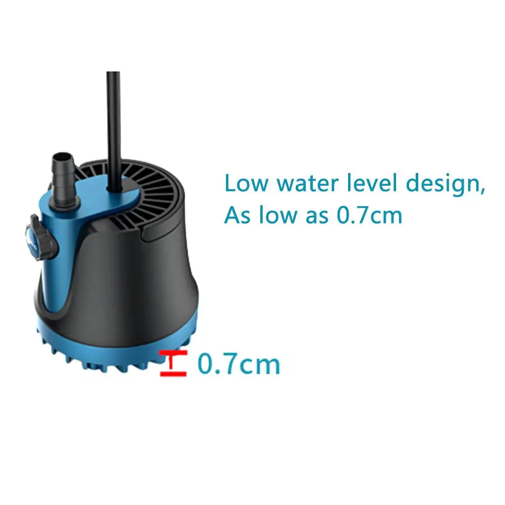 Погружной водяной насос для аквариума 220 В керамический бесшумный пруда фонтана