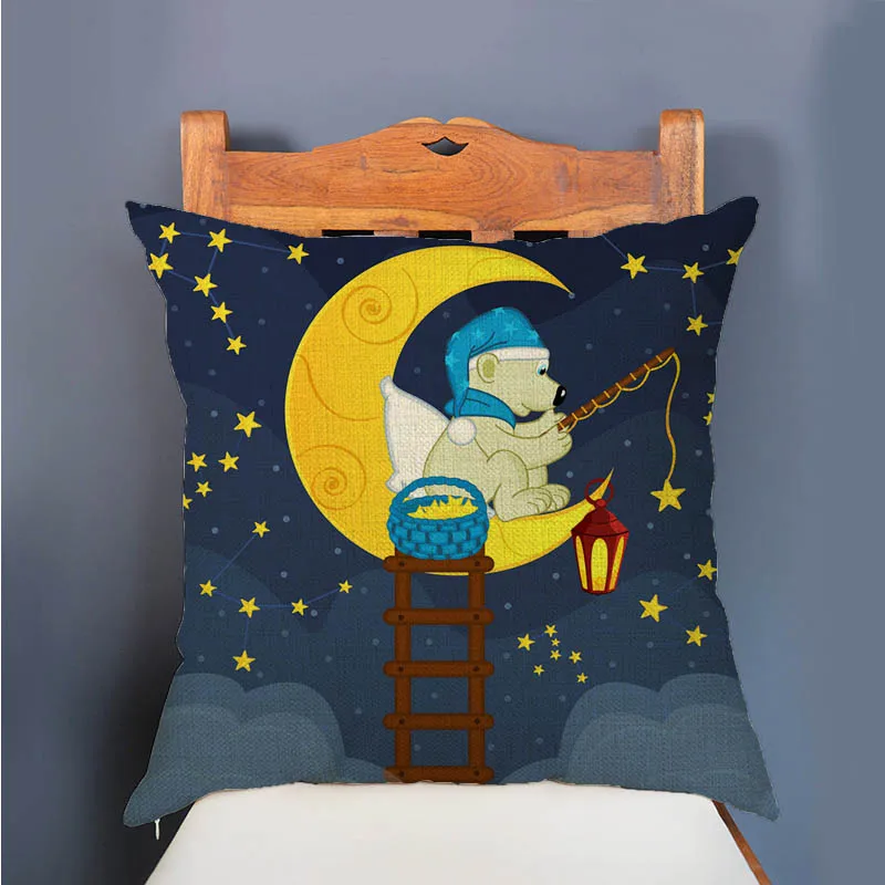 Детский чехол для подушки Good Night Sweet Dreams | Дом и сад