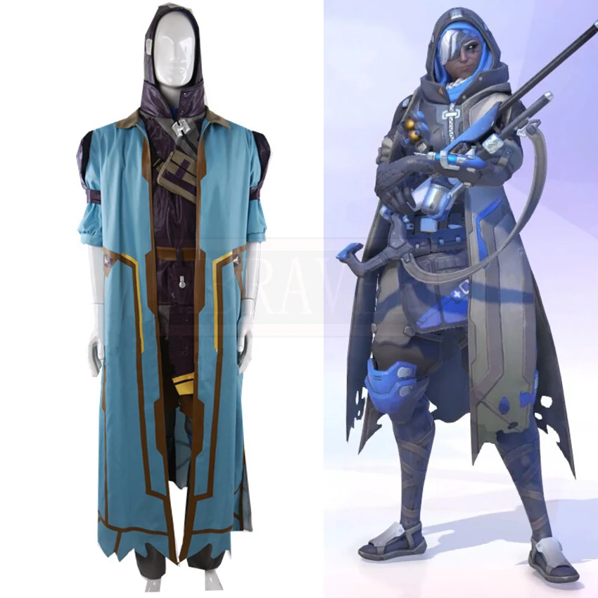Костюм для косплея OW Ana Amari Armor новый женский боевой костюм с героями униформа на