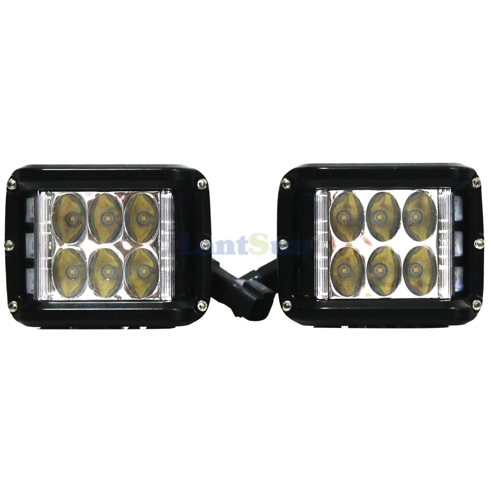 Лучший боковой стрелок светодиодные фонари 4 &quot45 Вт кубов Dually полный