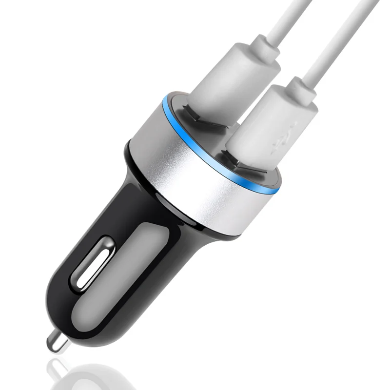 Meiyi LED дисплей автомобильное зарядное устройство 2 порта USB 3.1A макс для iPhone X 8 7 6