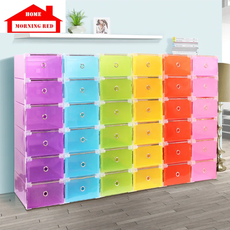 Последнее обновление 5 шт. Экологичная для обуви Коробка Для Хранения Чехол