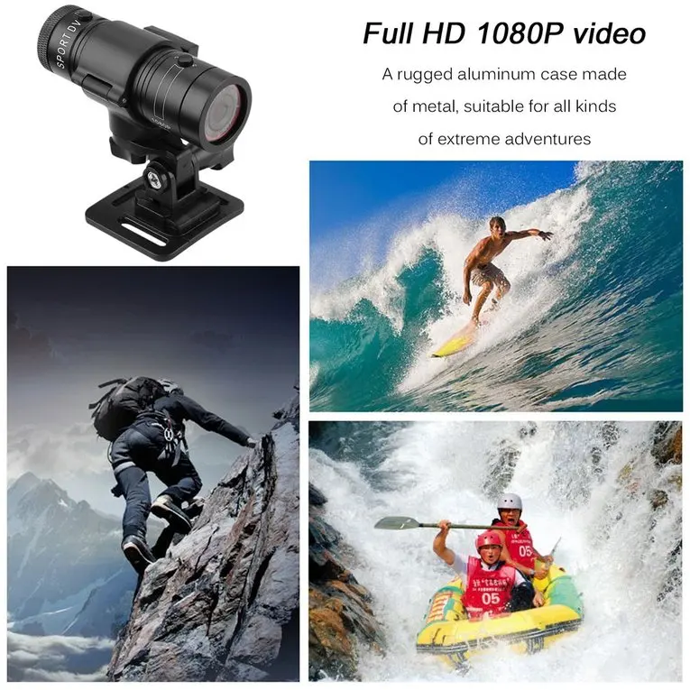 MC42 Full HD 1080P DV Мини водонепроницаемая Спортивная камера велосипедный шлем DVR