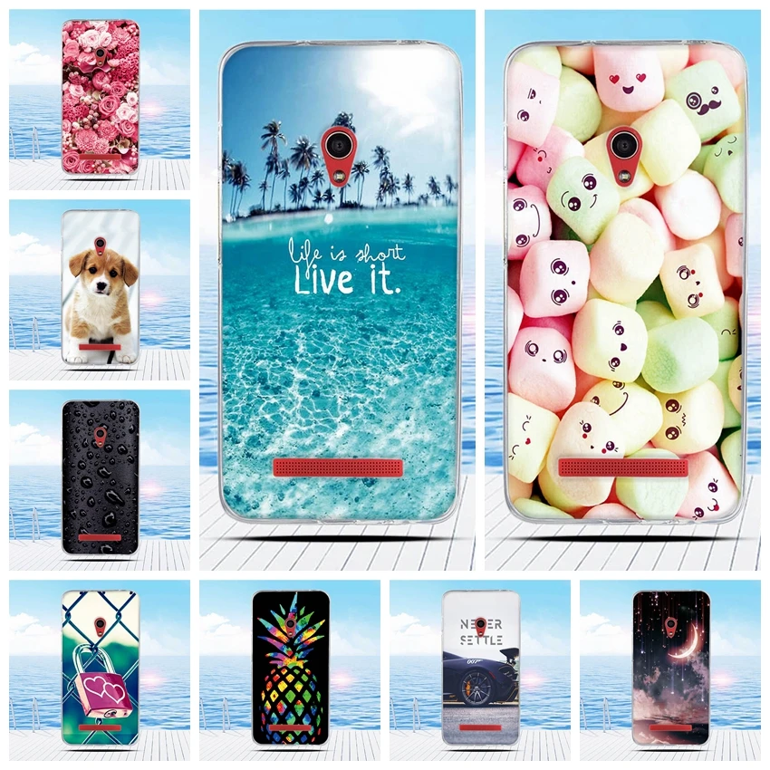 Чехол для Asus ZenFone 5 A500CG A501CG A500KL мультяшный 3D рельефный рисунок задняя крышка ТПУ