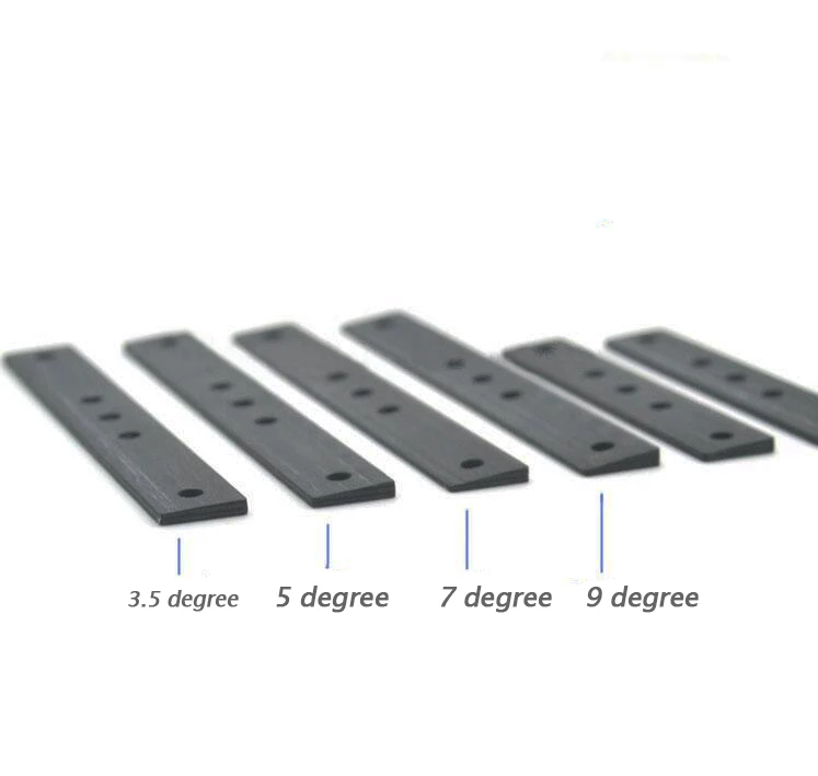 Free Shipping 4PCS FRP Reinforcing Plate For DIY Tamiya Mini 4WD RC Car Model 3.5/5/7/9 Degree Angle Adjustment | Игрушки и хобби