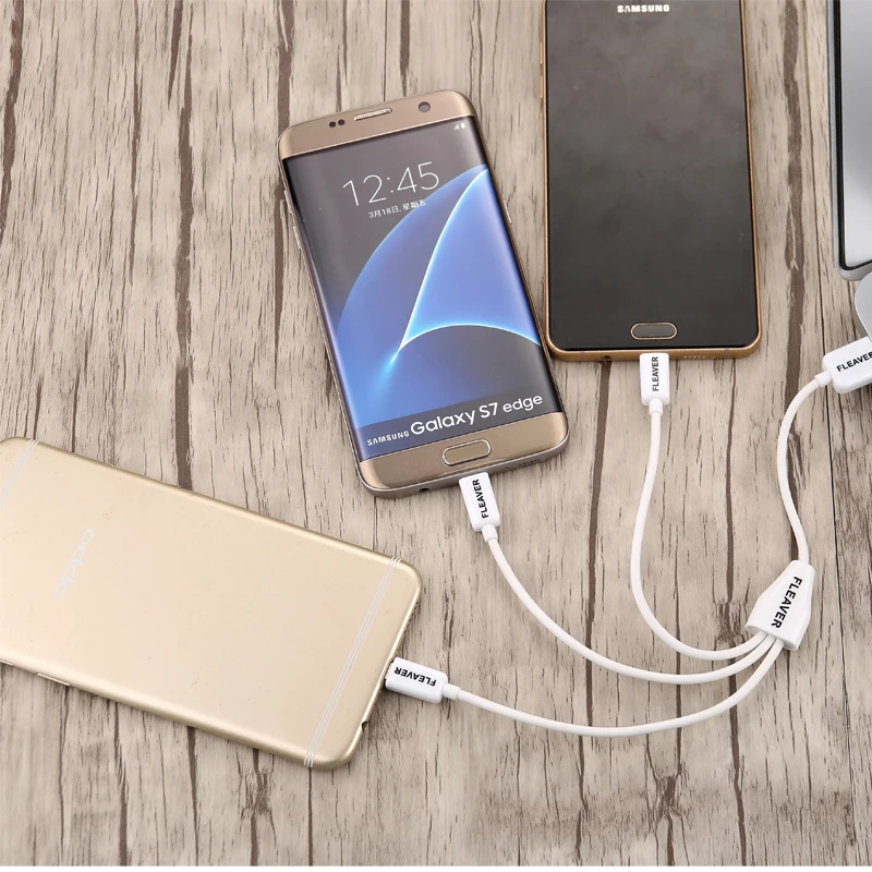 25 см 3 в 1 микро USB кабель питания устройства сразу|usb in usb|usb microcable usb |