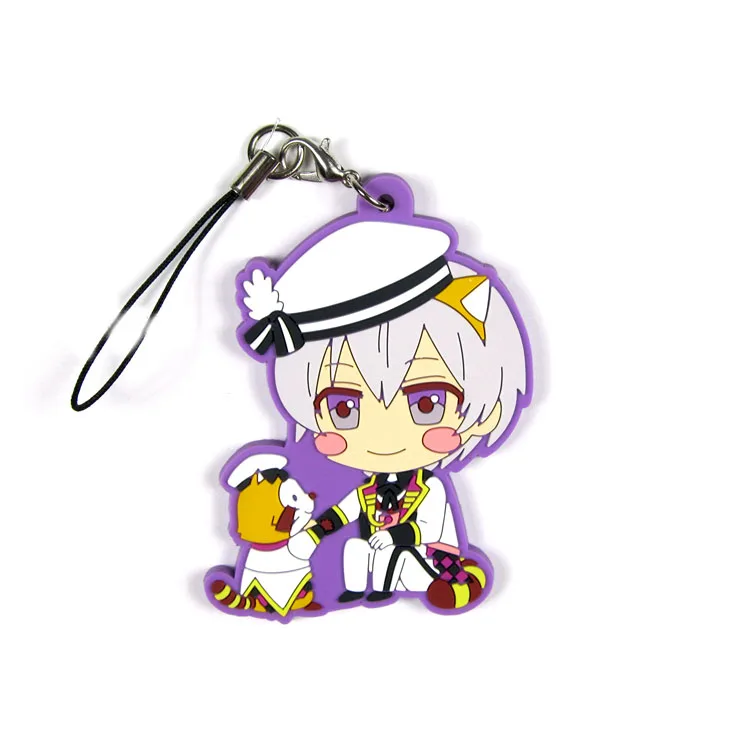 Idolish7 аниме брелок Изуми Иори Ямато Никайдо SOGO NAGI Тамаки Гаку Мицуки Осаки каучуковый ремешок аксессуары для мобильных телефонов/Подвески D156