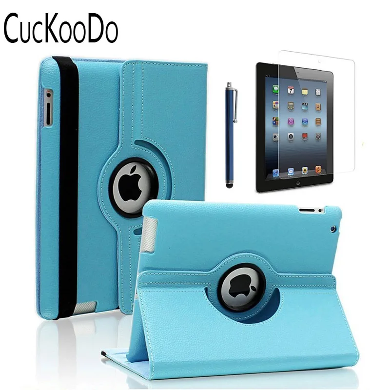 CucKooDo 360 градусов вращающийся стенд умный чехол для iPad с дисплеем Retina (iPad 4) нового 3