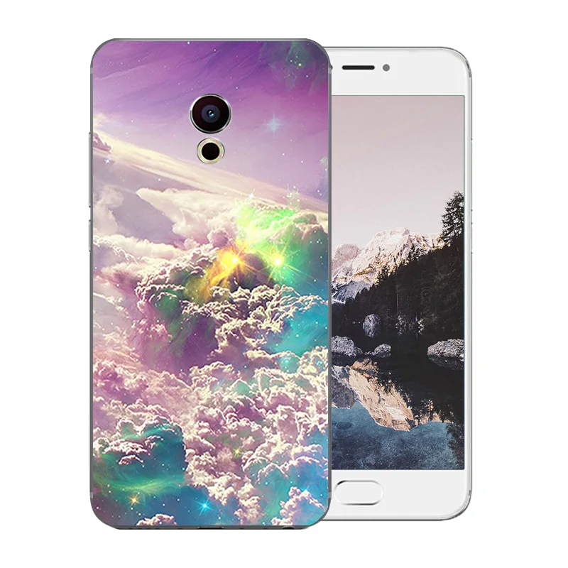 5 2 дюйма для Meizu Pro 6/MX6 Ультра тонкая мягкая защита задней крышки 6s силиконовый