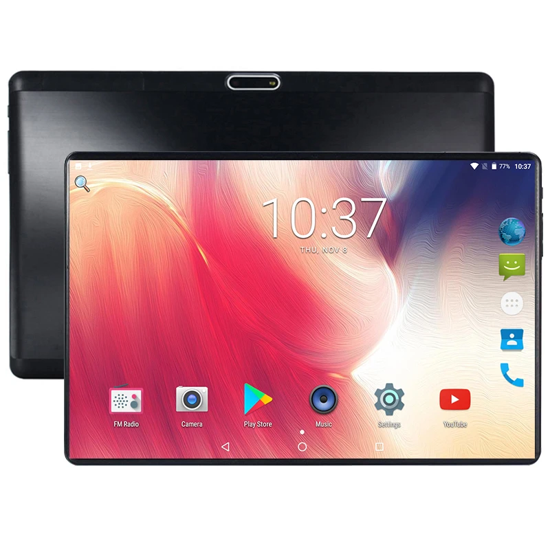 IBOPAIDA 10 дюймов 4G LTE планшетный ПК Восьмиядерный 4 Гб ОЗУ 64 Гб ПЗУ 1280*800 ips 2.5D Закаленное стекло 10,1 Планшеты Android 7,0+ подарки