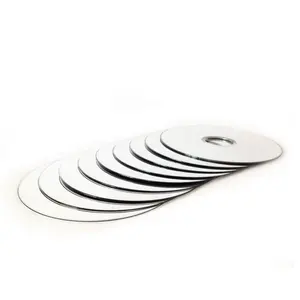 Набор компакт-дисков для манипуляций (1 набор = 10 компакт-дисков, Стандартный, серебристый цвет) магические трюки компакт-диск, появляющийся из пустой Han Magia иллюзия, трюк, реквизит