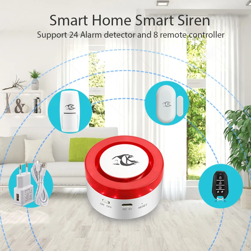 Wifi сигнализация сирена Секьюрити alarmmotion датчик двери детектор умный жизнь
