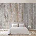 Пользовательские фото обои абстрактное искусство картина маслом с изображением леса дерева скандинавском стиле гостиной диван ТВ фон настенные фрески обои