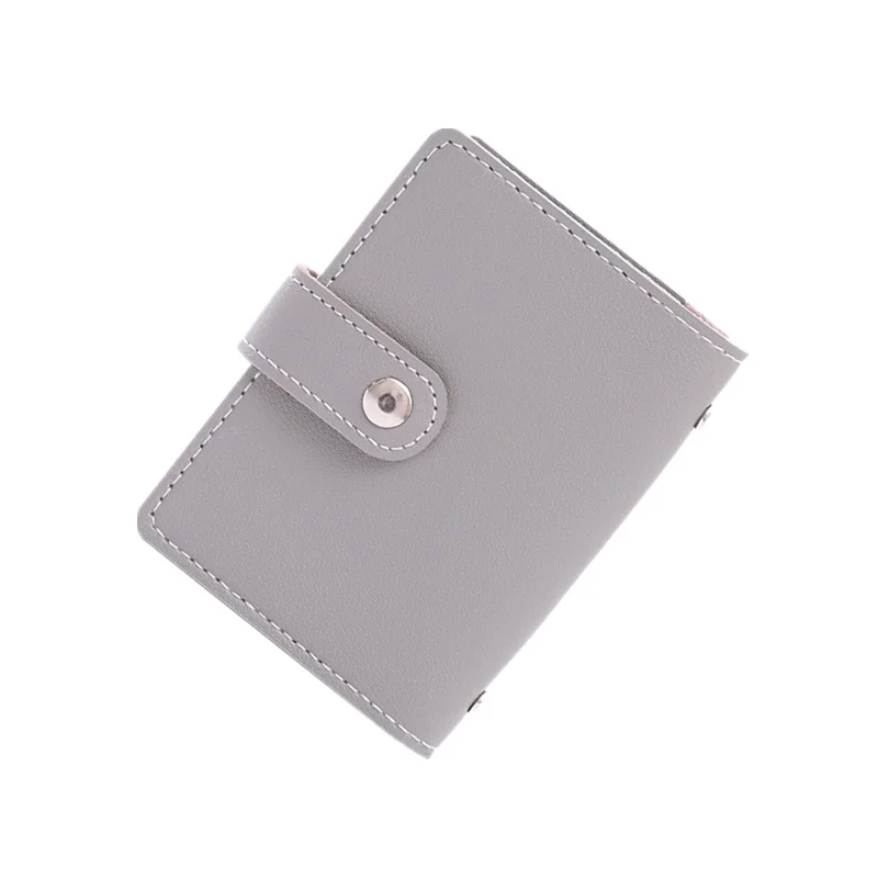 Фиолетовый 1 шт. унисекс RFID держатель для карт из искусственной кожи кредитный держатель для карт женский карман на молнии мужской однотонный чехол для визиток