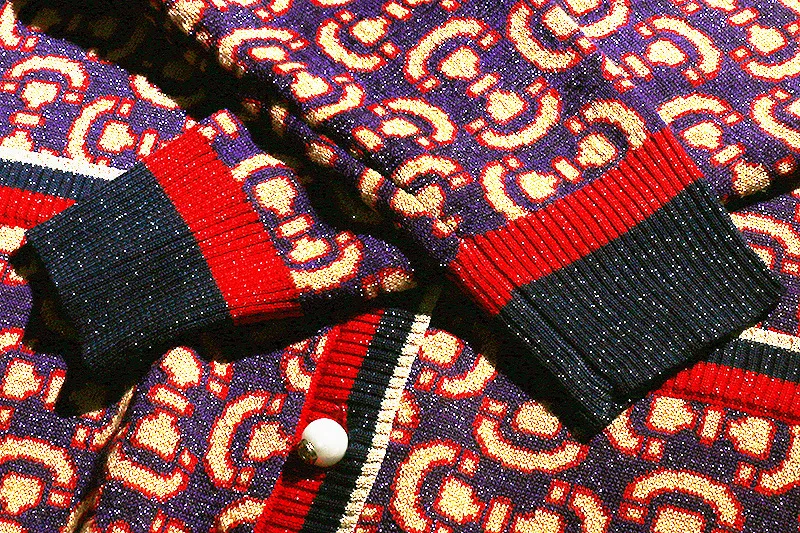 Роскошный винтажный кардиган GRUIICEEN Женский трикотажный свитер с V-образным