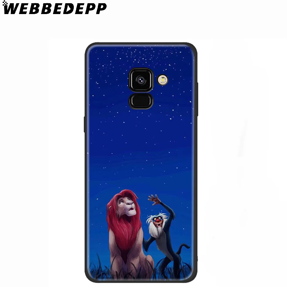 WEBBEDEPP Король Лев Силиконовый чехол для Samsung Galaxy A3 A5 A6 A7 A8 A9 A10 A20 A30 A40 A50 A70 M10 M20 M30 |