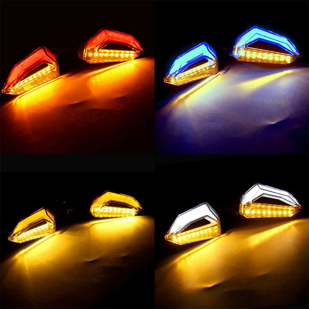 Универсальный мотоцикл указатель поворота светильник 12V LED рулевое s рулевого