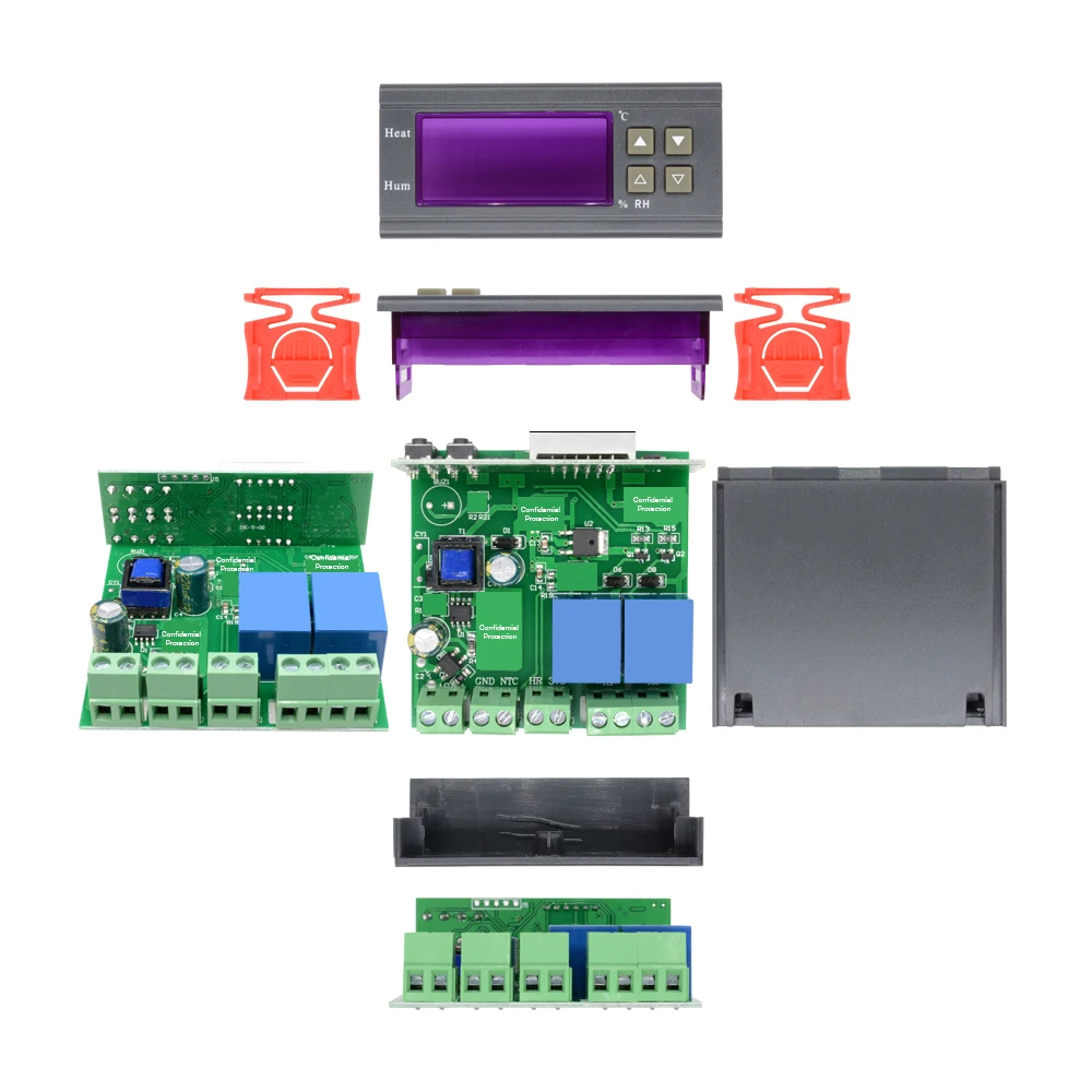 STC-1000 SHT2000 DST1000 цифровой термостат регулятор влажности Регулятор температуры Терморегулятор гигрометр 12 в 110 В 220 В