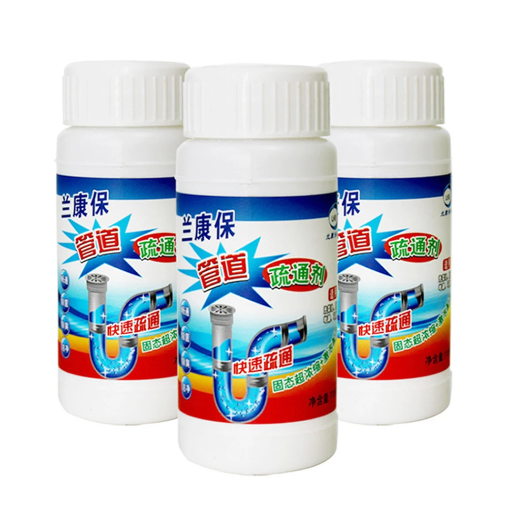 Kitchen Water Pipe Drainage Cleaner Strong Pipe Dredging Agent Sewer Toilet Cleaning Deodorant Household Cleaning Tool
