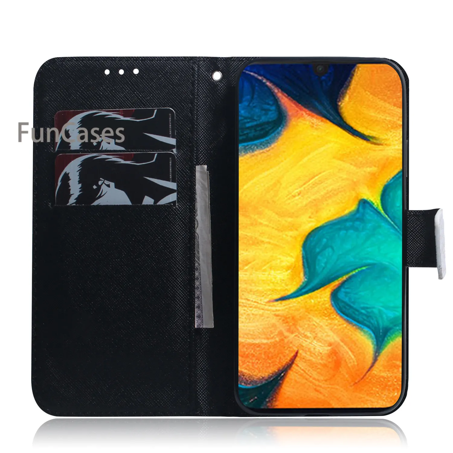 Хит продаж чехол-Кошелек из искусственной кожи для samsung A30 чехол телефона