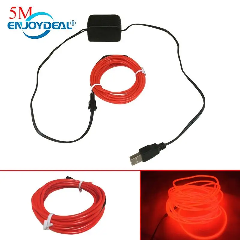 Гибкая неоновая Светодиодная лента с USB декоративная Водонепроницаемая LED