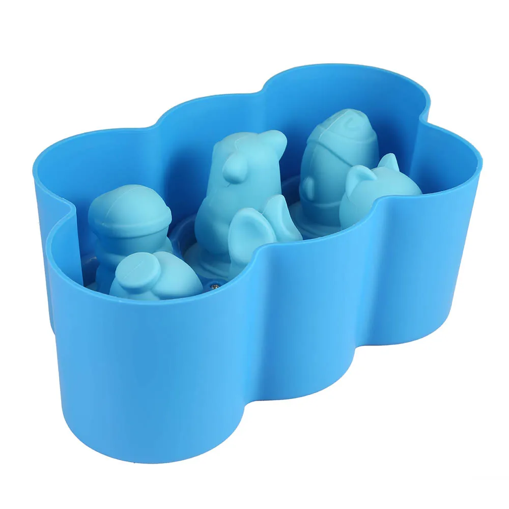 Креативная силиконовая мини форма для мороженого с 9 наклейками|Мороженицы| |