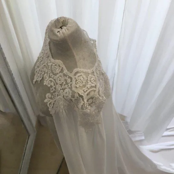 Женские кружевные длинные накидки белые шифоновые Свадебные кружевная накидка с