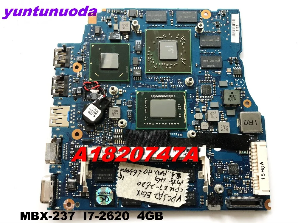 

Оригинальная материнская плата для ноутбука SONY VPCSE MBX-237 4G A1847510A, протестирована, хорошая Бесплатная доставка