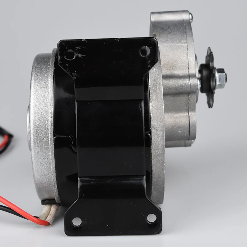 24VDC МОТОР С РЕДУКТОРОМ 250W LINGYING MY1016Z Электрический мотор для велосипеда Brush Kit для конверсии велосипеда Ebike Brushed 2750RPM включен.