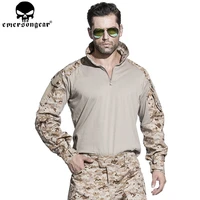 emersongear g3 combat shirt military army airsoft tactical military camouflage t shirt aor1 em8575