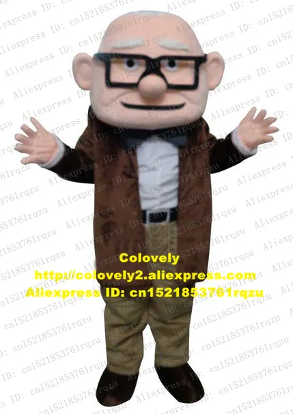 Черный костюм талисман Карла фридриксона из фильма UP The Video|costume mascot adult|cartoon adultfs |