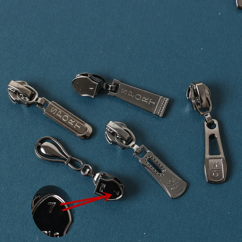 5 шт. # металлический слайдер на молнии для нейлоновых застежек молний ремонт
