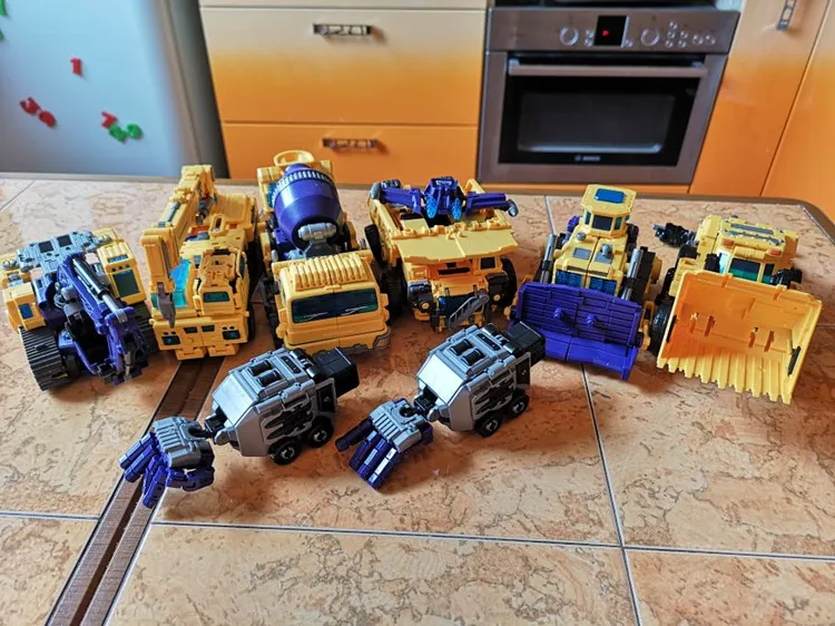 Jinbao 6 в 1 60 см большая трансформация Predaking игрушки Аниме Опустошитель KO G1 фигурка робота модель игрушки мальчик дети ребенок подарок
