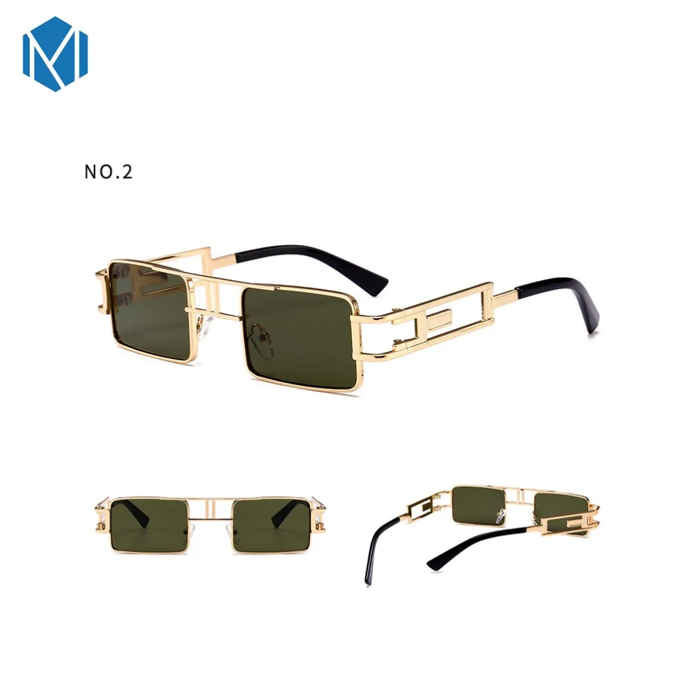 2019 новый металл женские солнцезащитные очки в стиле стимпанк мода квадратный