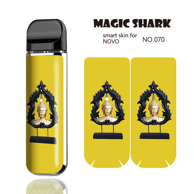 Волшебная Акула Будда Статуя Буддизм Шакьямуни Сингапур Дракон Bumpy ПВХ наклейка