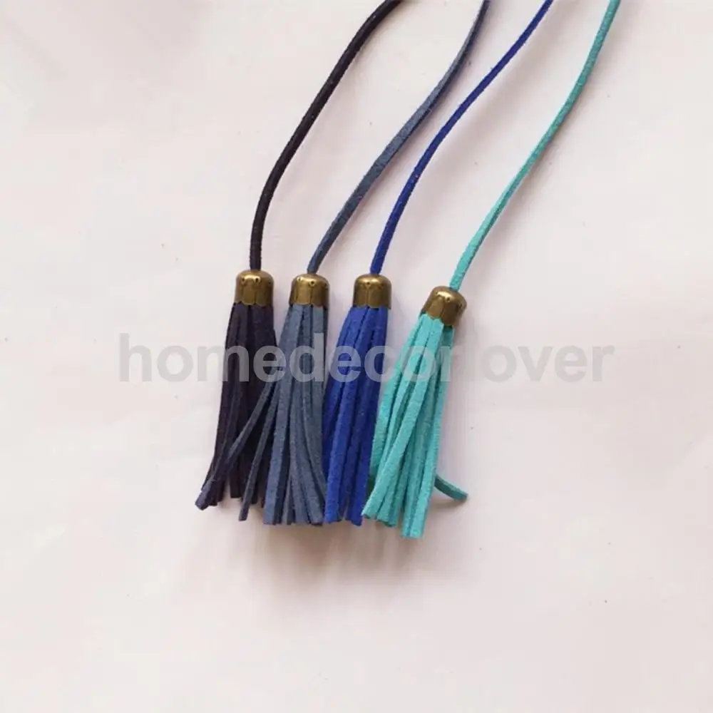 Бархатная подвесная кисточка с кепкой подвески для DIY ювелирный мешок декор