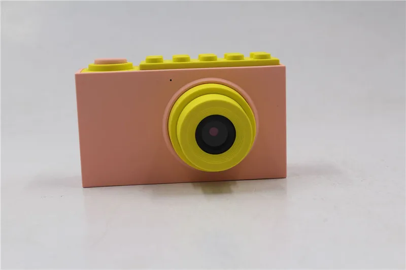 with waterproof case Детская мини цифровая камера игрушки Дети Образование игрушка камера цифровая с водонепроницаемой крышкой DIY наклейки подарок на день рождения - Цвет: with waterproof case