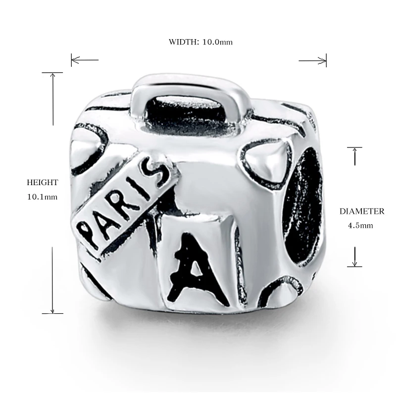 Новое поступление 925 пробы серебро tcharms Магистральные Бусины Fit Аутентичные Pandora