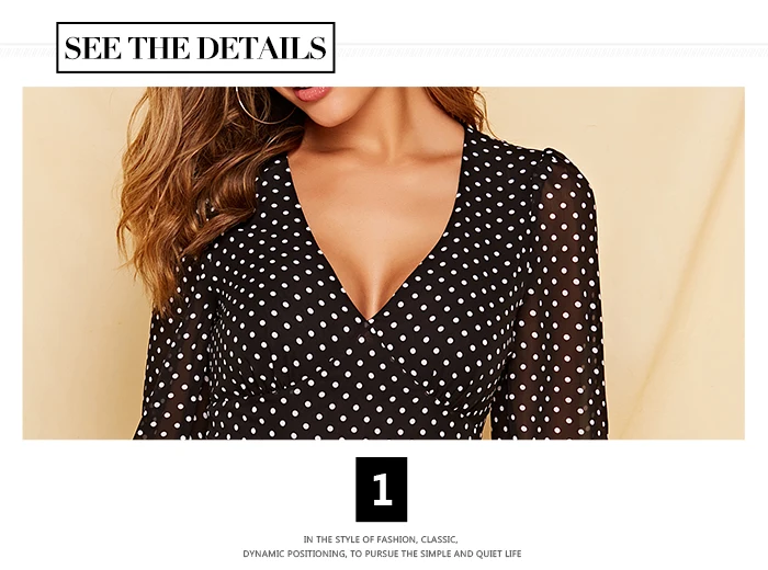 S.FLAVOR Bohemian Women Chiffon Dress Sexy V-neck Lantern Sleeve Slim Vestidos De Festa Female Spring Summer A-line Dress