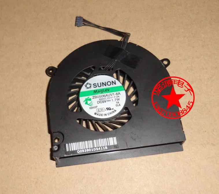 SUNON ZB0506AUV1 6A b3657.1.v1.f.gn DC 5V 1 7 W охлаждающий вентилятор для ноутбука|server fan|dc 5v fan5v dc fan |
